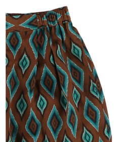 Green Parks アート柄イージーパンツ