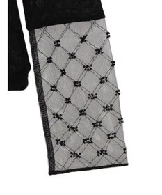 earth music&ecology チュールビジュープルオーバー