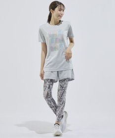 CW-X 【UNISEX】 CW-X トップス Ｔシャツ 半袖 3分袖 Ｕネック メッシュ素材 UVカット率90%以上(本体) ユニセックス DLR195 /ワコール