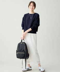 ANY スプリングカラーニットドルマンプルオーバー