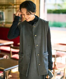 カタログ掲載】ブライトリングツイード ジレ / 自由区 S