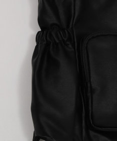 WEGO 【ユニセックス着用ITEM】2ポケットPUドロストナップサック