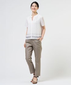 J.PRESS LADIES L パネルプリント スキッパー カットソー