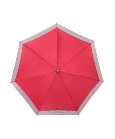 MOONBAT 【WEB限定】POLO RALPH LAUREN)（ポロ ラルフローレン）ワンポイントポロポニー×裾ボーダー 折りたたみ傘