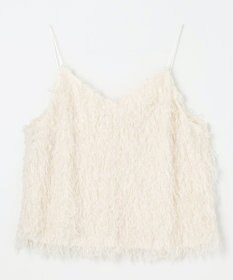 NAVE 【Nave・洗える】フェザーフリンジ キャミソールブラウス