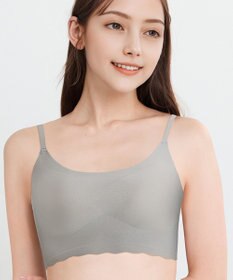 WACOAL 【GOCOCi ゴコチ】 ノンワイヤー ハーフトップ 伸びのよい素材を使用 ムレにくく快適 フラット仕上げ ホックなし ブラトップ レディース CGG220 /ワコール