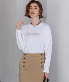 23区 【~6/28まで受注生産】カスタマイズ スパンコール刺繍 長袖 Tシャツ