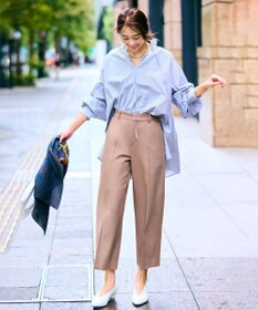 UNFILO ギャザーオーバーブラウス