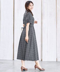 Tiaclasse L 【洗える】開襟シャツワンピース