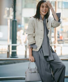 #Newans 【洗濯機可】ビックリボンパウダリーブラウス