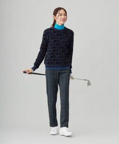 23区GOLF 【WOMEN】チェック柄裏起毛パンツ