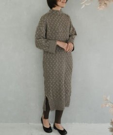 AND WOOL 〈高品質ウール〉〈洗えるニット〉〈暖かい着心地〉ウールレギンス