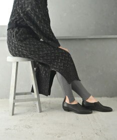 AND WOOL 〈高品質ウール〉〈洗えるニット〉〈暖かい着心地〉ウールレギンス