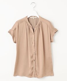 自由区 【XSサイズあり/洗える】ビンテージサテン ブラウス