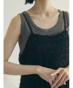 Green Parks armonia.フェザージャガードキャミワンピース