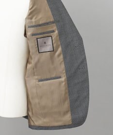 GOTAIRIKU 横に伸びる【TasmaniaWool/タマニアウール】ストレッチ スーツ（グレー）