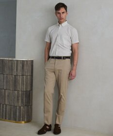 GOTAIRIKU 仕事で着られる綿パン【吸水速乾/ストレッチ/折り目加工】クールマックスコットンパンツ_ノータック（26年モデル）