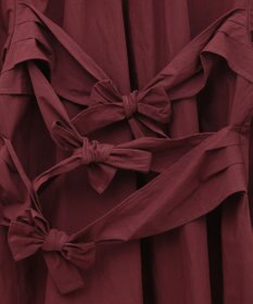 Green Parks リボンデザインハイネックブラウス