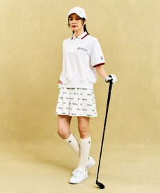 23区GOLF 【WOMEN】ゆったりシルエット 半袖ゴルフポロシャツ