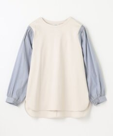 ANY L 【洗濯機可】着映えるシャーリングトップス