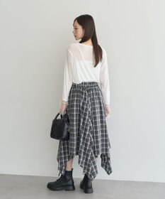 earth music&ecology シアースリーブプルオーバー