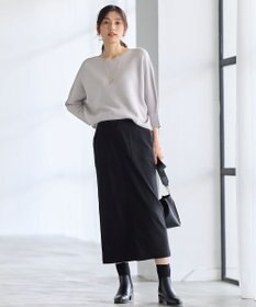 ANY ラメガーターニット