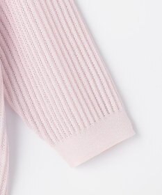 組曲 L 【先行予約・前後着用可】レーシーニット カーディガン