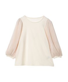 earth music&ecology ラメスリーブプルオーバー