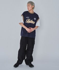 WEGO 【ユニセックス着用ITEM/MLサイズ展開】フェイクタンクグラフィックT（SS）