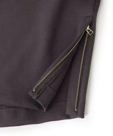 UNFILO L BEAUTY FORM JERSEY light サイドZIP プルオーバー