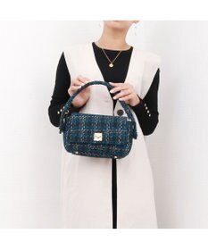 UNBILLION カシュカシュ cachecache / ツイード2wayハンドルフラップショルダー