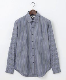 JOSEPH ABBOUD 【シルク×綿ブレンド】シルクコットンストライプ シャツ