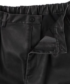 WEGO PUタックワイドトラウザー