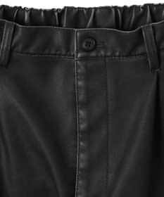 WEGO PUタックワイドトラウザー