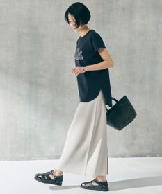 UNFILO L 【WEB限定カラー】スゴ機能美ニット Iラインスカート