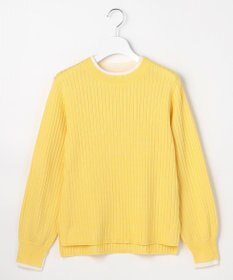 ANY SIS S 【WEB・一部店舗限定】ダブルカラー ニット