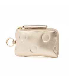 UNBILLION ペルケ perche / ドット型押し・ジャバラカマルチケース