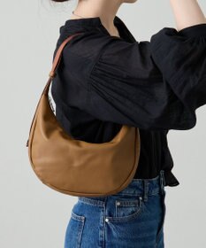 russet ＜ブランド人気No.1ショルダー＞ソフトレザーラウンドショルダーバッグ(CE-1326-WEB)