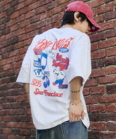 WEGO 【SMLサイズ展開】別注BENDAVISグラフィックT（SS）