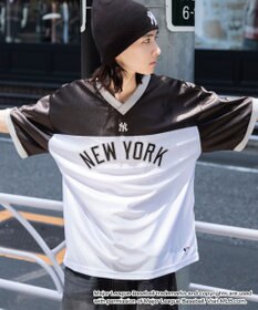 WEGO 【ユニセックス着用ITEM】別注MLBメッシュゲームグラフィックT（SS）
