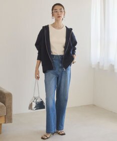 WEGO 【ANGIE VINTAGE】ダンボール ダブルジップパーカー フーディー