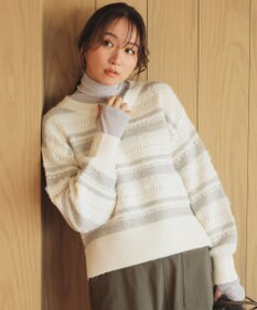 ANY パターンボーダーニット