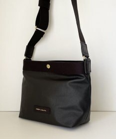 Hekhèr Le Style de Vie 新色追加【日本製】PUコートコットンキャンバス ショルダーバッグ