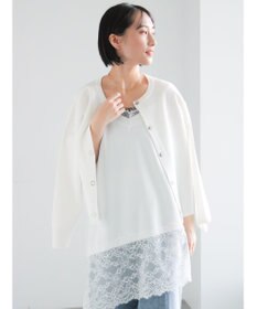 Te chichi イレギュラーヘムレイヤードレースキャミ