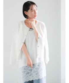 Te chichi イレギュラーヘムレイヤードレースキャミ