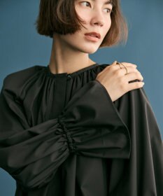 #Newans 【洗濯機可】フルギャザーブラウス