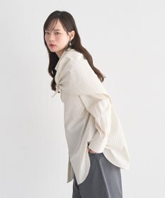 earth music&ecology 【SET ITEM】スカーフ付きスキッパーシャツ
