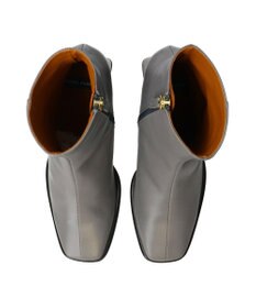 INTER-CHAUSSURES 【ANGEL ALARCON】フレアヒールセンターシームショートブーツ