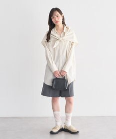 earth music&ecology 【SET ITEM】スカーフ付きスキッパーシャツ