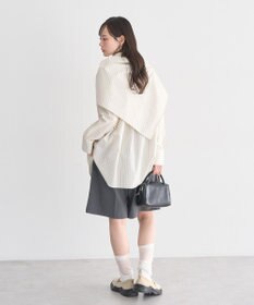 earth music&ecology 【SET ITEM】スカーフ付きスキッパーシャツ